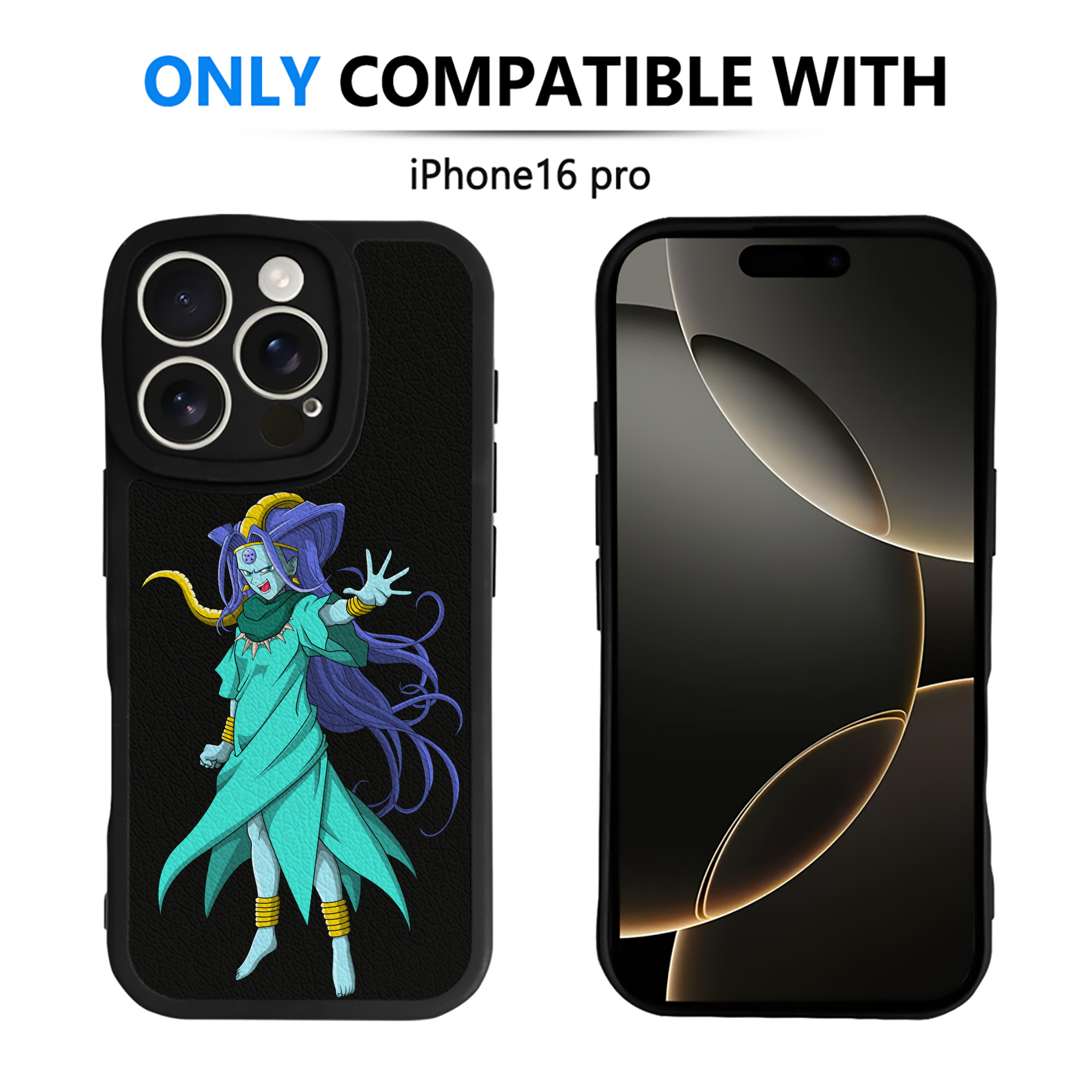 （画像用） ドラゴンボール DRAGON BALL 【iPhone 16シリーズ対応】シリコンスマホケース（レザー調） 材質：シリコン